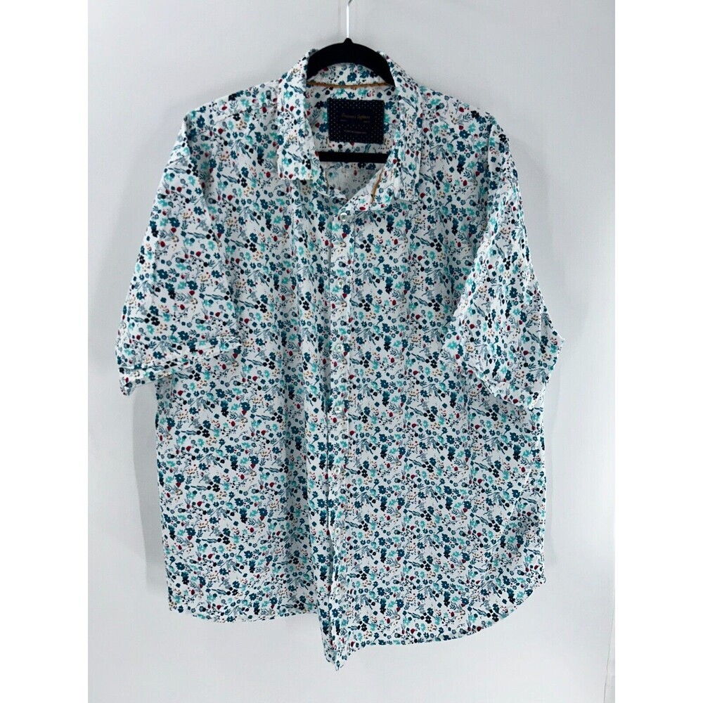 Men's Gentlemen's Outfitters Floral Short Sleeve Shirt Size 3X